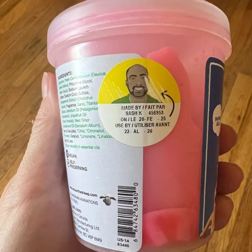 1 LEFT! Lush X Shaun the Sheep Naughty Pigs Limited Edition Shower Jelly